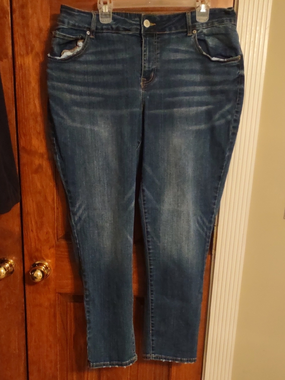 Dark Blue Women's Stretch Skinny Jeans